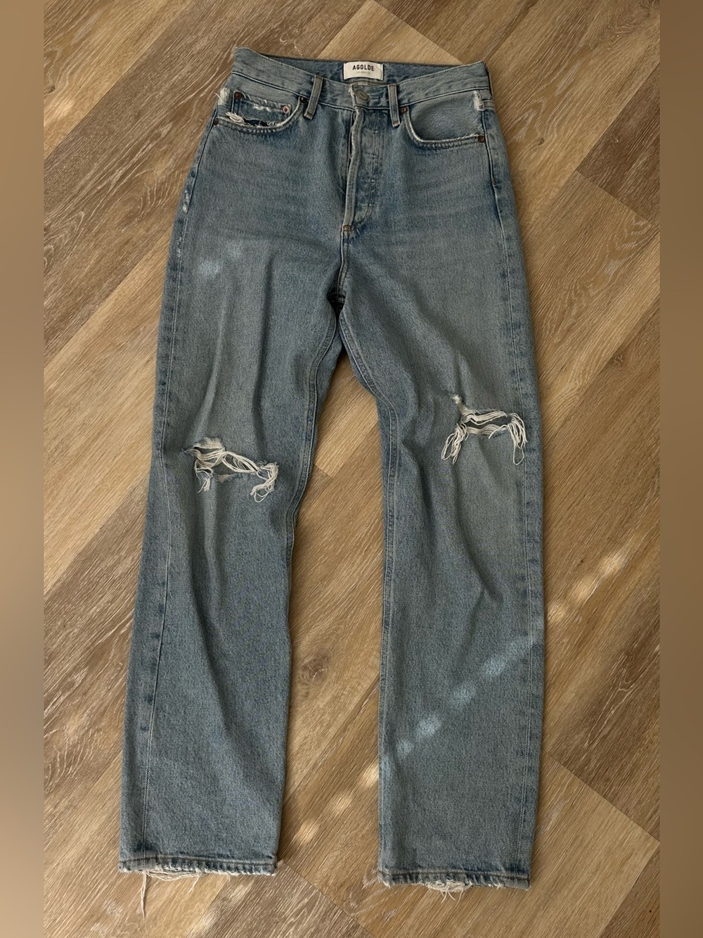 Agolde 90s Mid Rise Loose Fit Cropped
